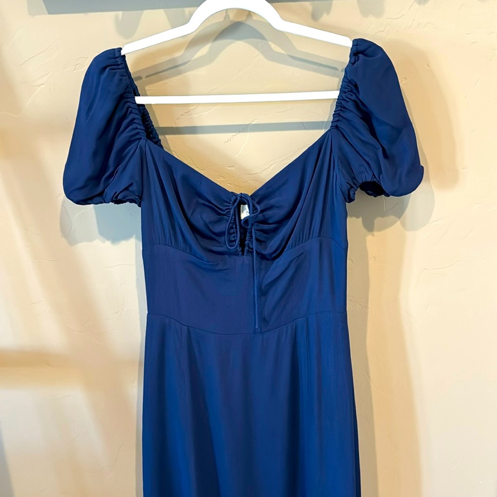 Aritzia Wilfred blue summer dress Size 8
